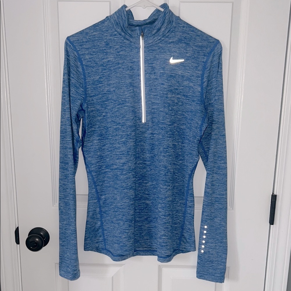 Nike Blue Long Sleeve Athletic Top